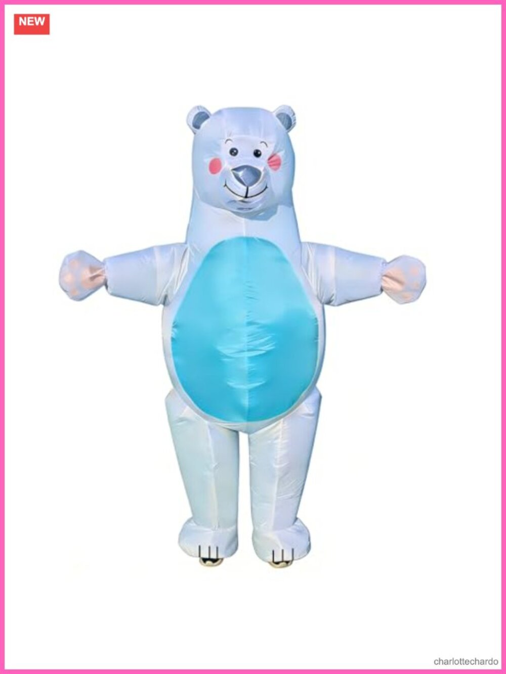 Inflatable Ride-On Peacock Costume Adult Polyester Halloween Party Outfit